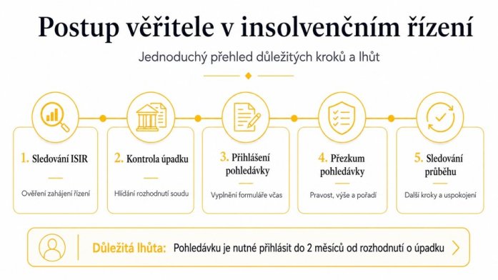 Postup věřitele v insolvenčním řízení
