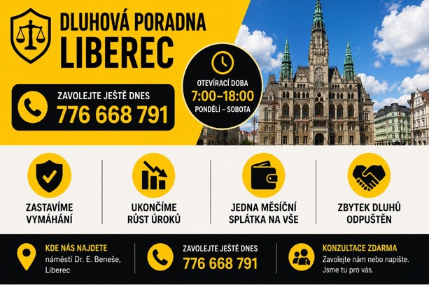 Dluhová poradna v Liberci s oddlužením