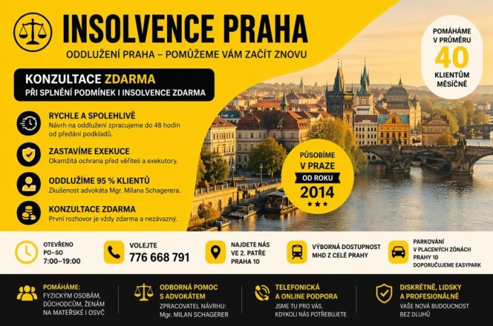 Insolvence a oddlužení Praha